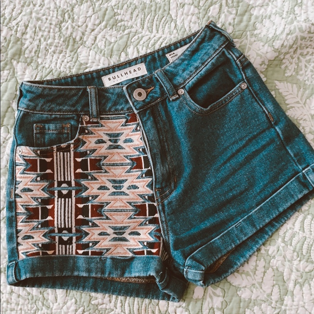 High waisted pacsun denim shorts